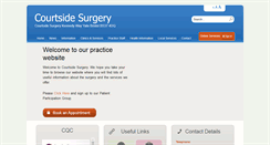 Desktop Screenshot of courtside.nhs.uk