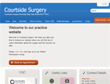 Tablet Screenshot of courtside.nhs.uk